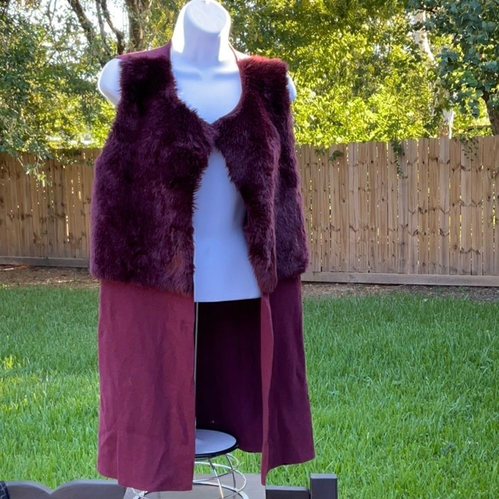 Take 50% OFF- The Limited Women's Faux Fur Sweater, Size-S